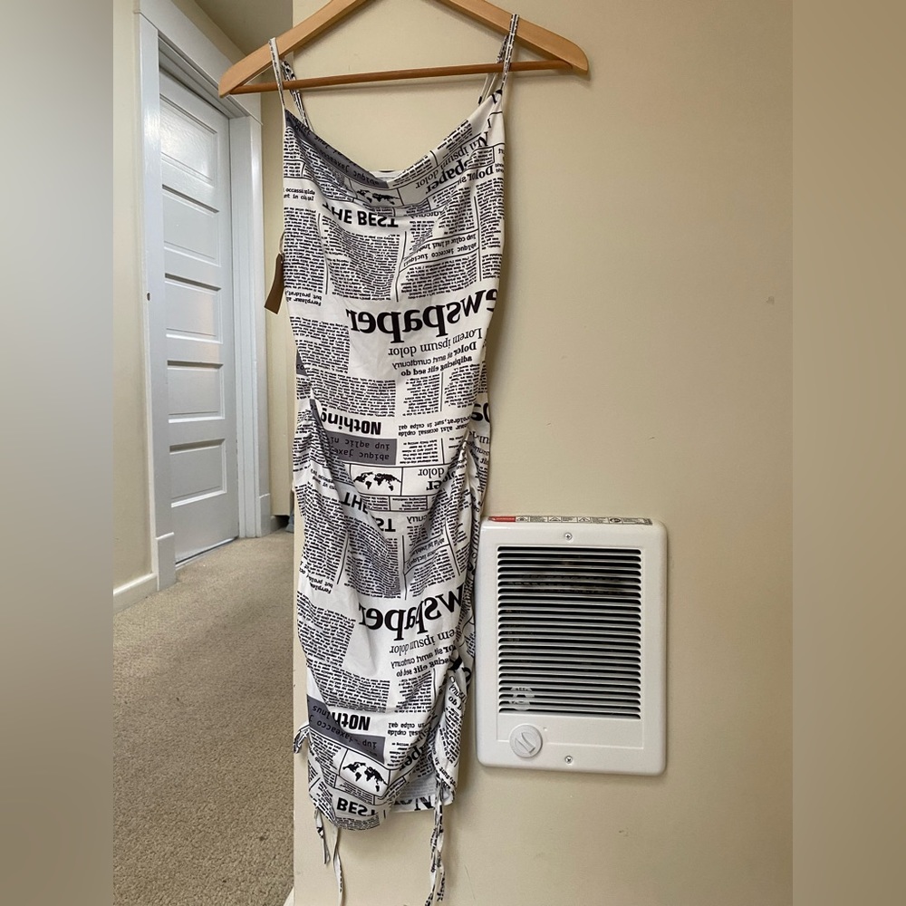 🐍 NWT Reputation Era Newspaper Print Dress | Outfit for Taylor Swift Concert